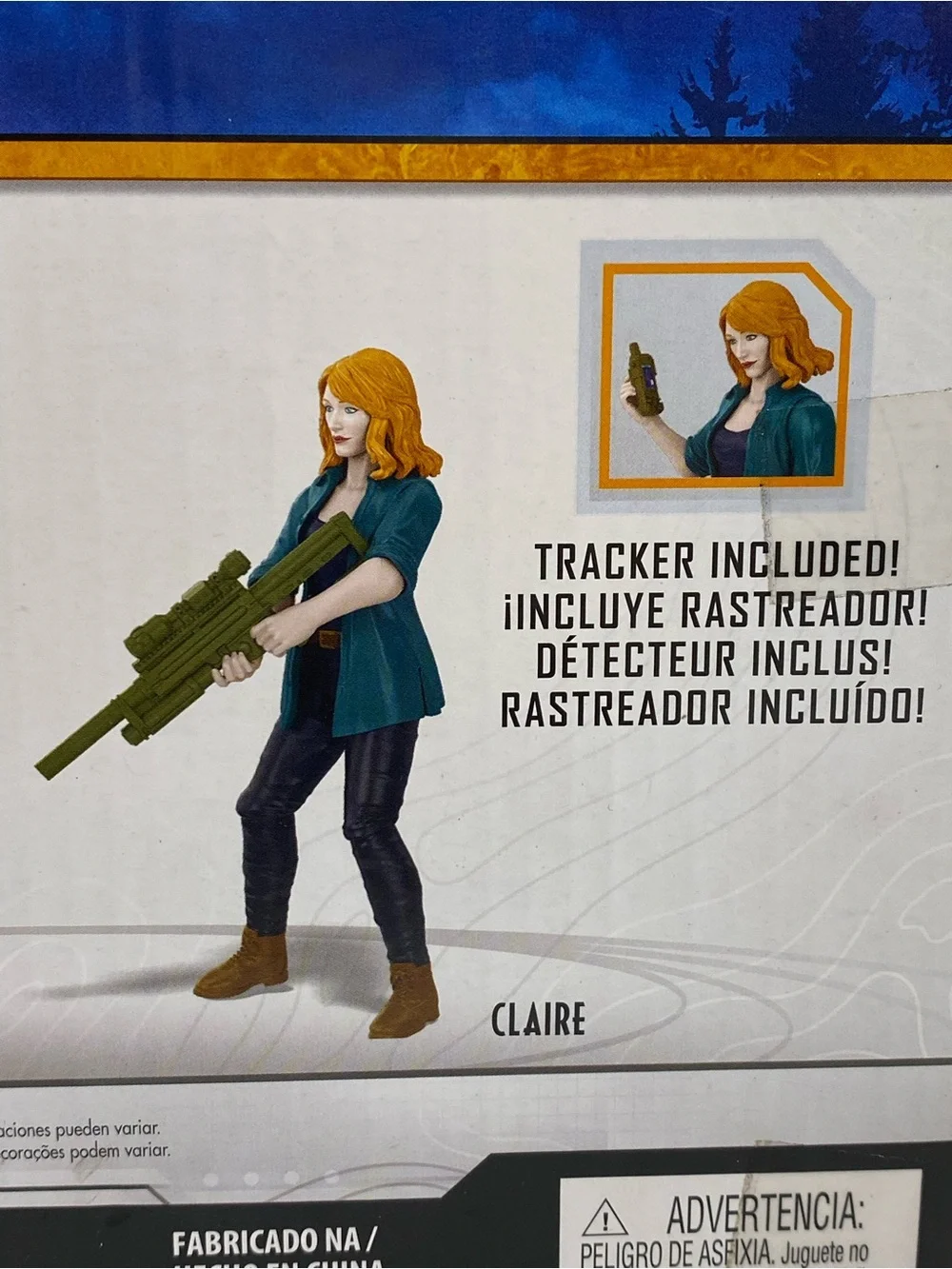 JURASSIC WORLD DOMINION CLAIRE &DILOPHOSAURUS 2021